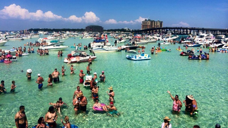 Crab Island sandbar experience