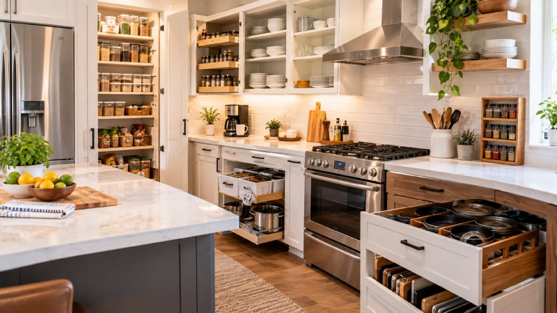 smart kitchen organization ideas