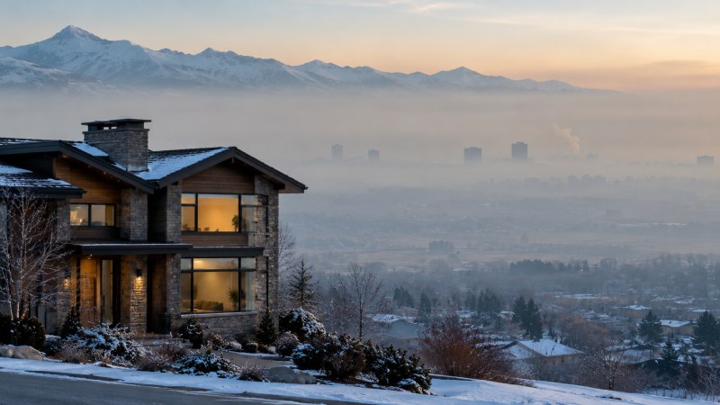 Is Your Valley Home Leaking Winter Inversion Air?
