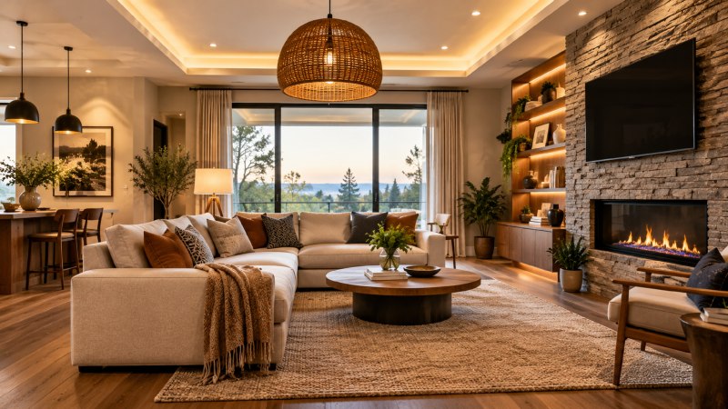 lighting textures and materials in interior design